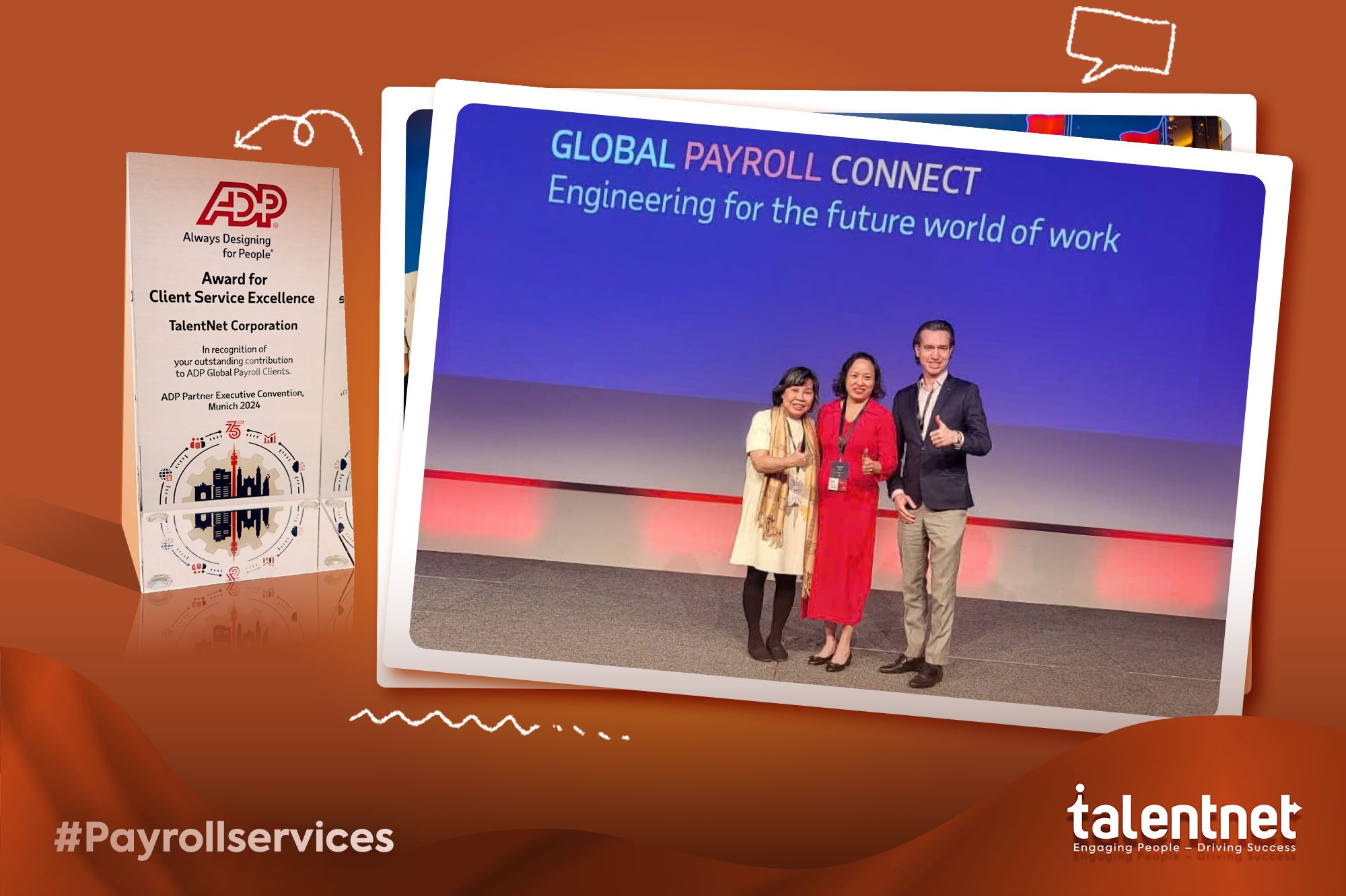 TALENTNET ONCE AGAIN RECOGNIZED FOR PARTNER EXCELLENCE AWARD BY ADP.