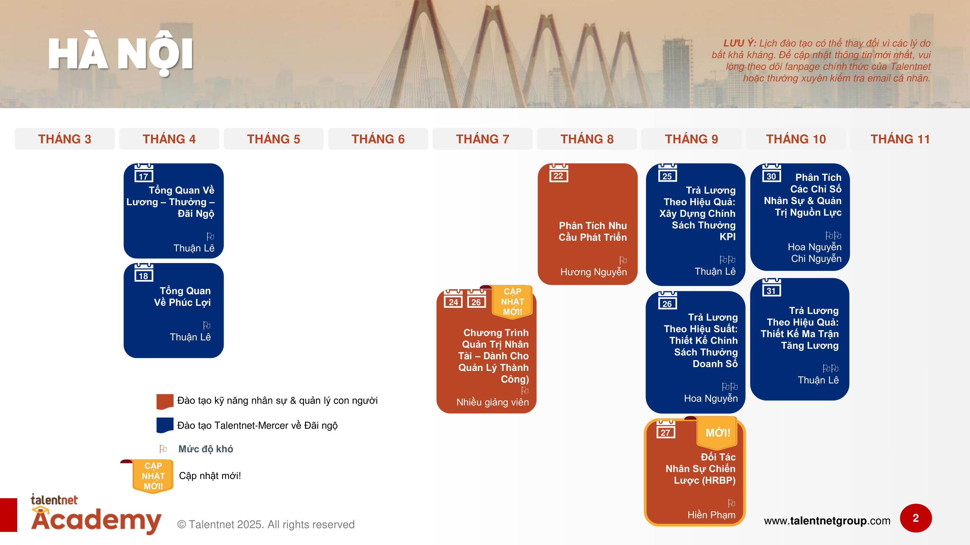 2025 Talentnet Academy Training Calendar_VN-Ha Noi (3)