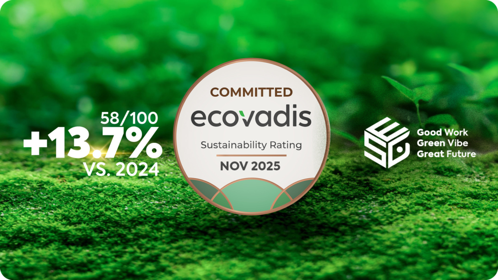 Talentnet Strengthens Its ESG Journey with EcoVadis Committed Recognition 10 16x9 ecovadis