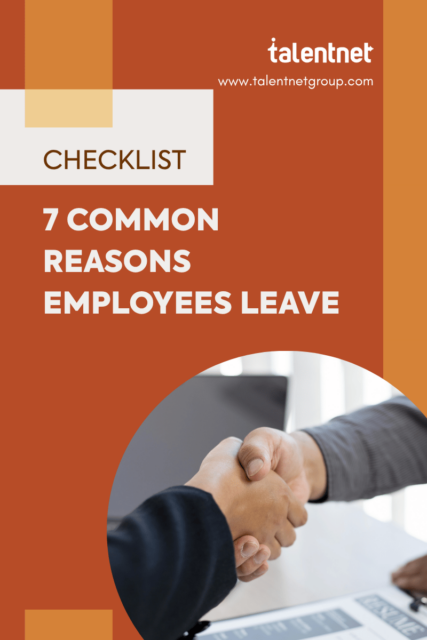 Seven reasons strong performers leave, and how to audit your retention risk